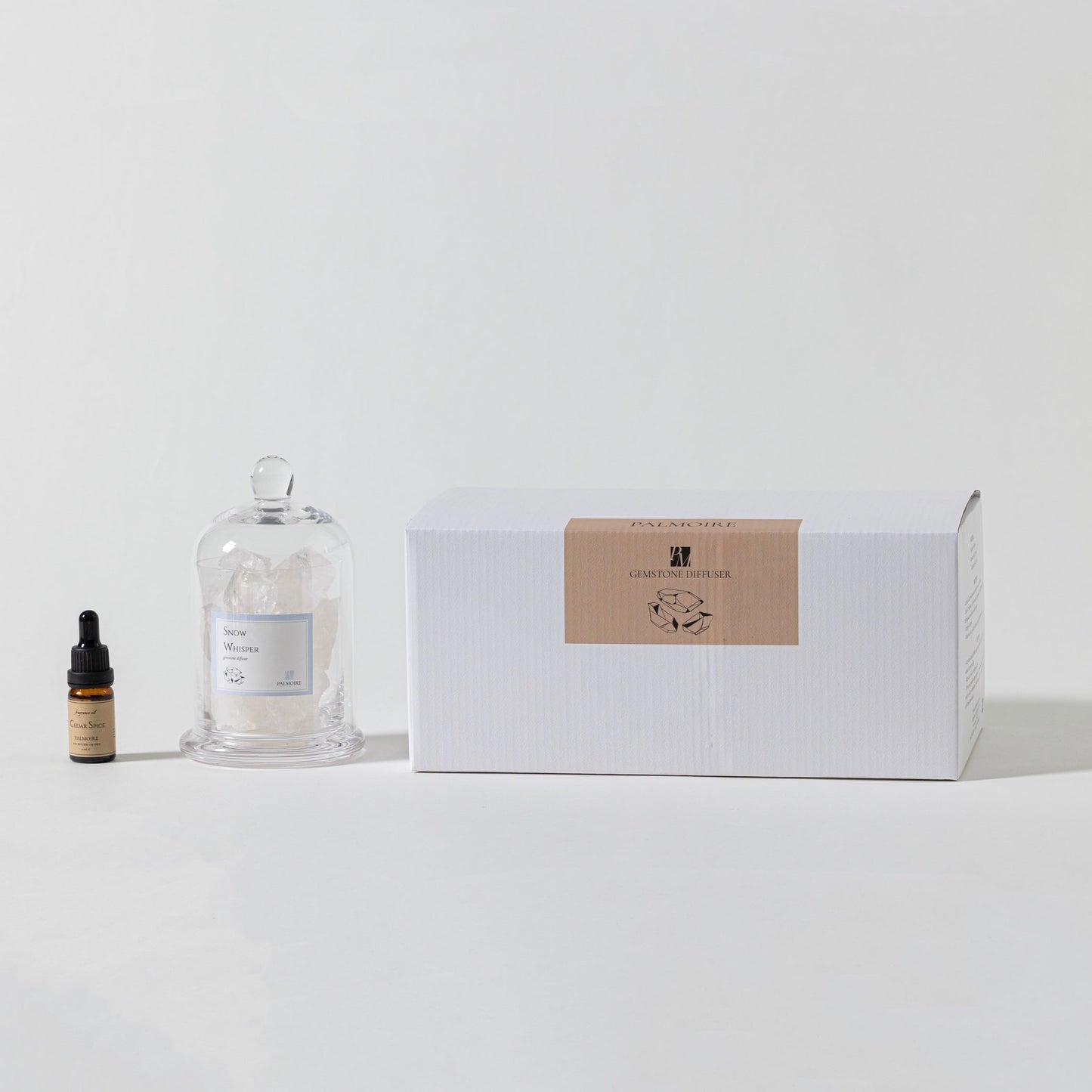 Diffuseur Snow Whisper - Pierres Précieuses & Parfum Cèdre Citron