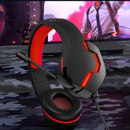 Casque Gaming J10 filaire stéréo – PC/PS4 – Micro + éclairage RGB