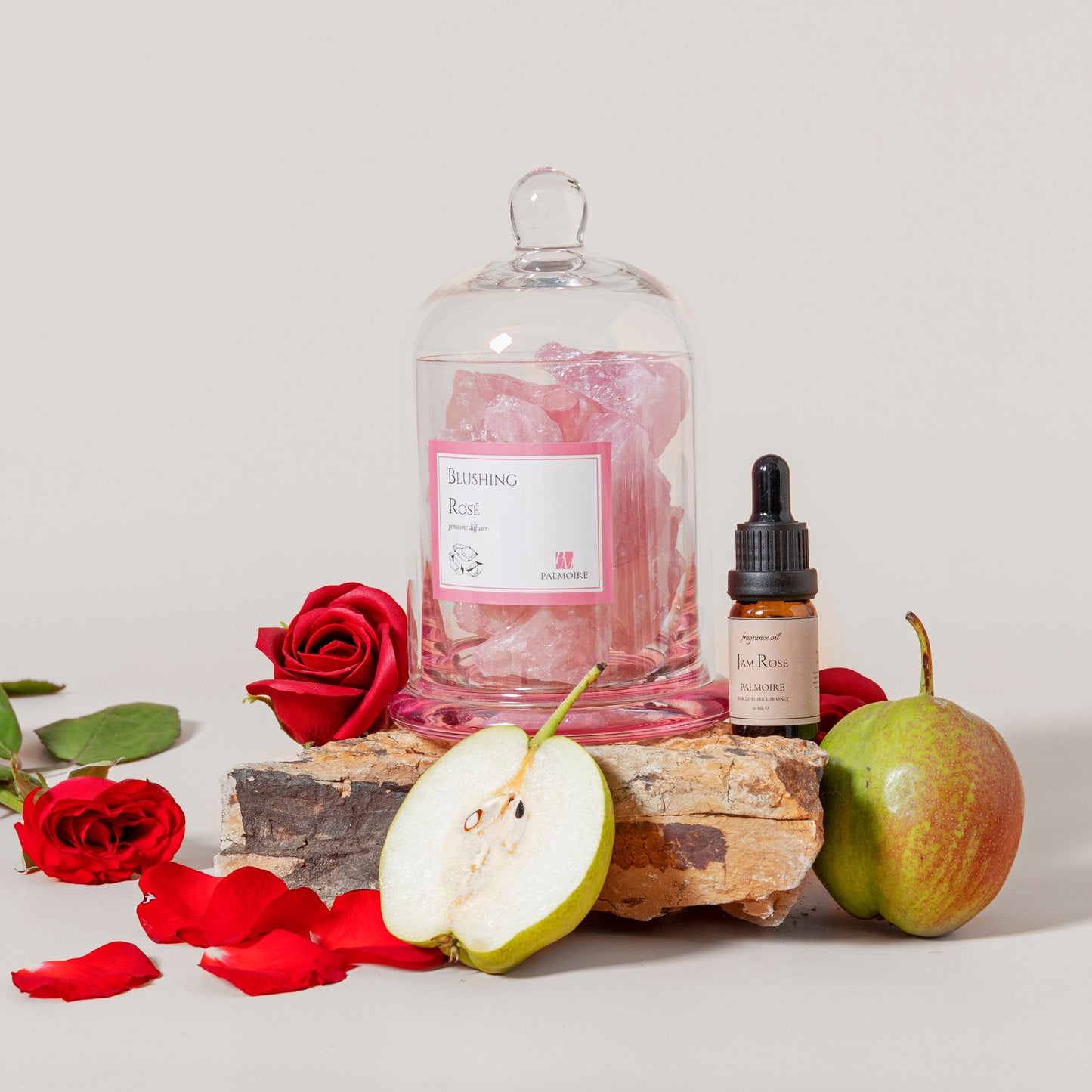 Diffuseur Blushing Rosé - Pierres Précieuses & Parfum Rose