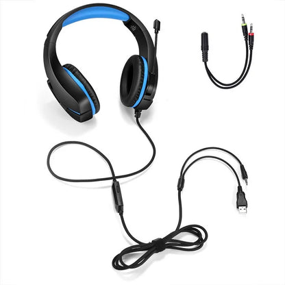 Casque Gaming J10 filaire stéréo – PC/PS4 – Micro + éclairage RGB