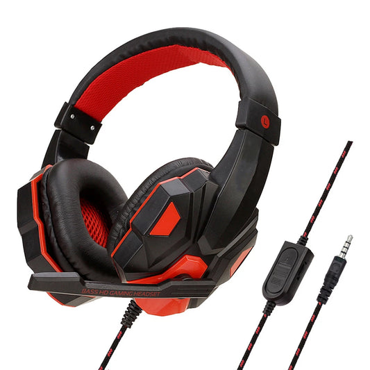 Casque Gaming LED filaire – Stéréo & Basses Profondes – PS4/Xbox/PC/Phone/Switch