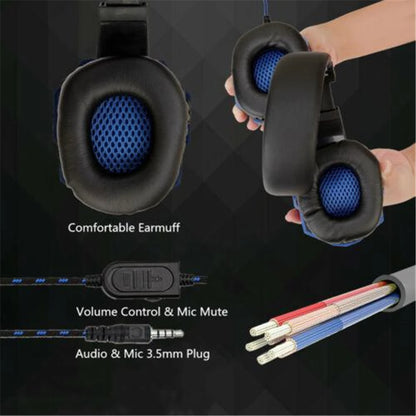 Casque Gaming filaire universel – PS4/PS5/Xbox/PC – Micro antibruit ajustable