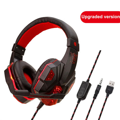 Casque Gaming LED filaire – Stéréo & Basses Profondes – PS4/Xbox/PC/Phone/Switch