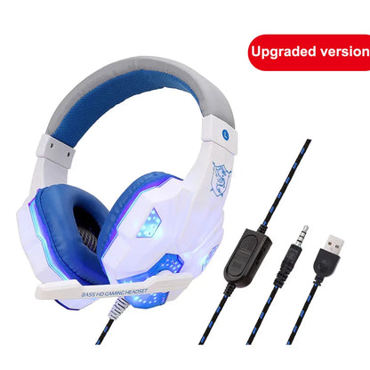 Casque Gaming LED filaire – Stéréo & Basses Profondes – PS4/Xbox/PC/Phone/Switch
