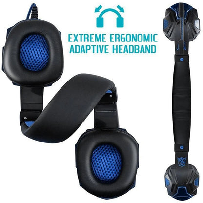Casque Gaming filaire universel – PS4/PS5/Xbox/PC – Micro antibruit ajustable